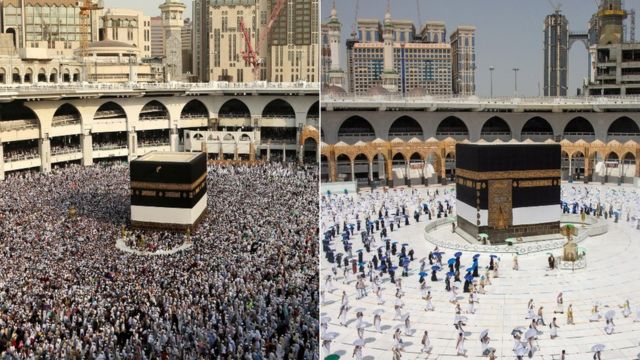 حج 2020: مناسکِ حج کی ادائیگی تصاویر میں - BBC News اردو