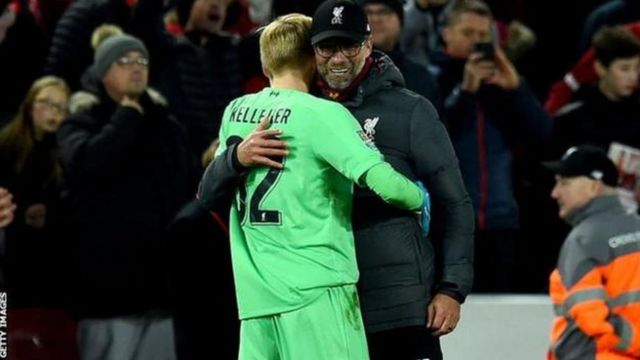 Umutoza Klopp wa Liverpool yavuze ko umunyezamu Kelleher ari "impano idasanzwe'