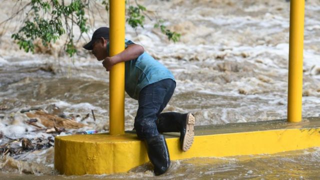 Crecida de las aguas en Honduras