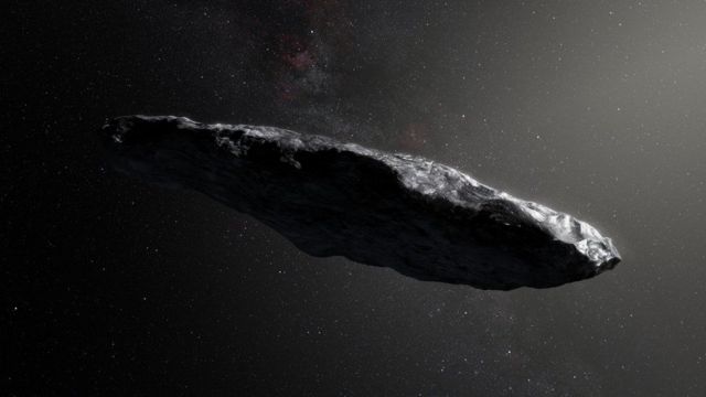 인터스텔라 소행성으로 관측된 A/2017 U1천체의 상상 모습