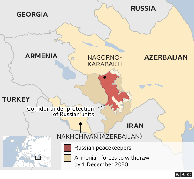 Map showing where Russian troops will be deployed