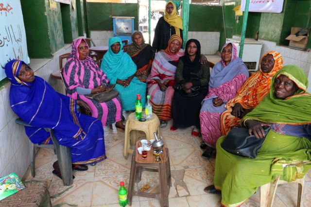 Sudanese tea ladies in Khartoum