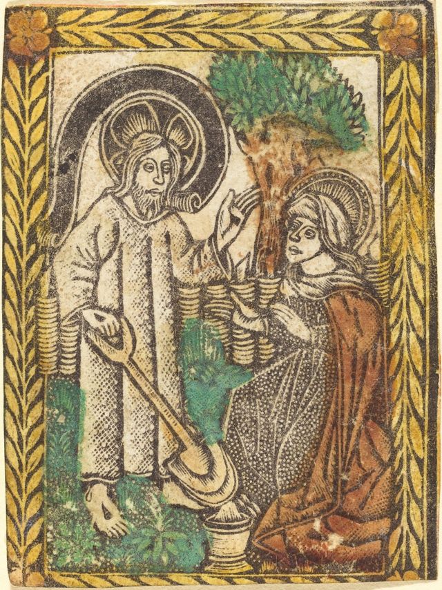 Cristo apareciendo a la Magdalena como jardinero, 1460/1480.
