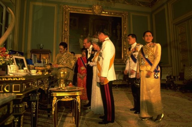 สมาชิกพระราชวงศ์ไทยและอังกฤษ
