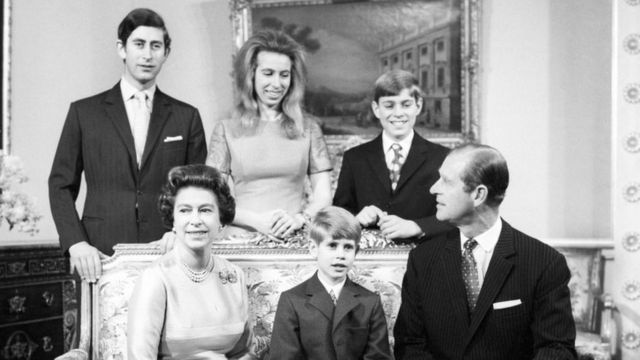 Королева, принц Филиппс и их дети