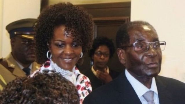 Grace Mugabe na Mugabe