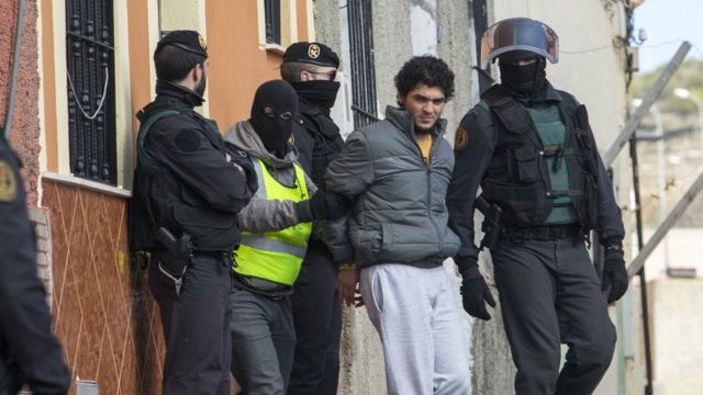 Arresto de un sospechoso yihadista en Meliá, territorio de España en África