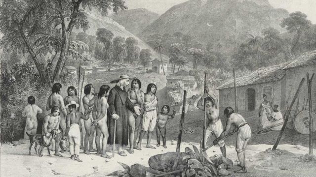 Gravura de Rugendas retrata indígenas no início do século 19