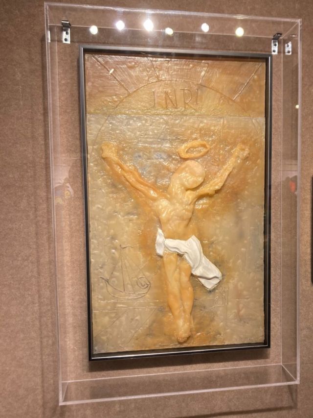 Escultura de cera Cristo de San Juan de la Cruz, de Dalí