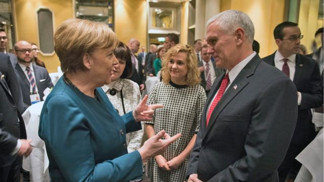 US 'unwavering' in support for Nato allies, says Pence