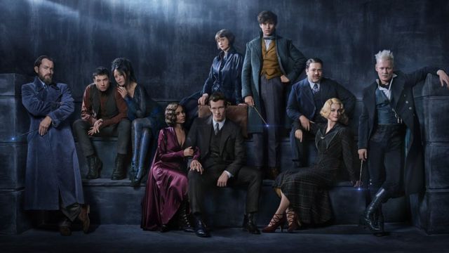 Eddie Redmayne and the rest of the Fantastic Beasts cast