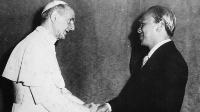 Giáo hoàng Paul VI và Tổng thống Nguyễn Văn Thiệu