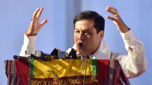 असम के मुख्यमंत्री सर्वानंद सोनवाल