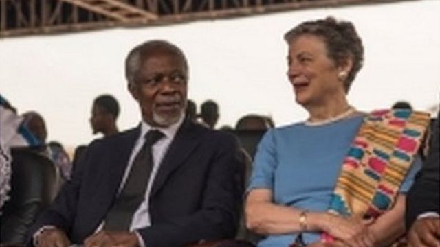 Kofi Annan na nwunye ya