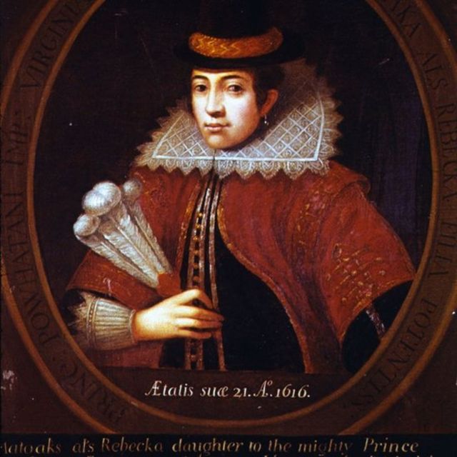 Retrato de Pocahontas