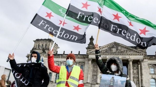 بدأ النزاع في سوريا قبل عشر سنوات بعد قمع الاحتجاجات السلمية المطالبة بالديمقراطية