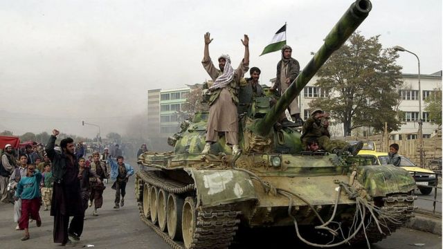 北方聯盟武裝佔領喀布爾