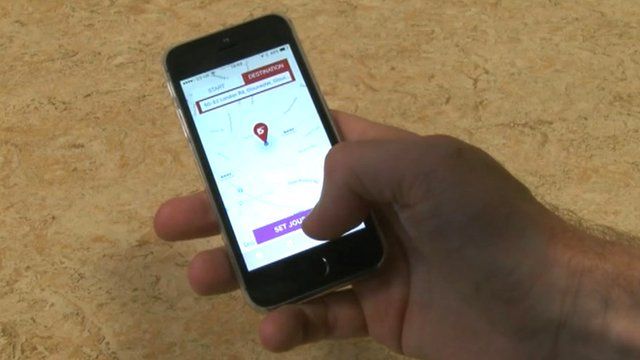 The app uses GPS tracking to pinpoint its user's location