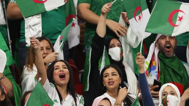 جمهور الجزائر خلال كأس العرب