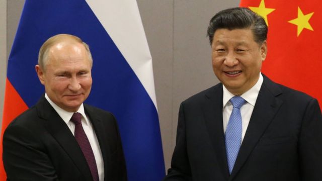 Vladimir Putin y Xi Jingping