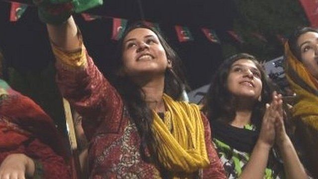 تحریک انصاف کی حامی خواتین