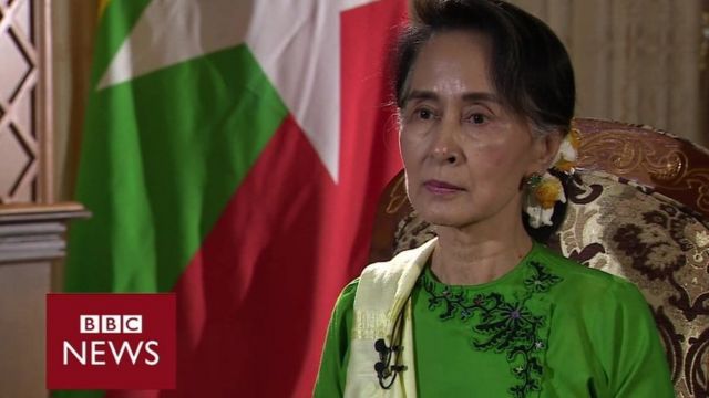 ミャンマーは民族浄化をしていない スーチー氏独占インタビュー - BBC