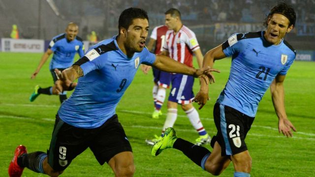 Uruguay lidera las eliminatorias en Sudamérica.