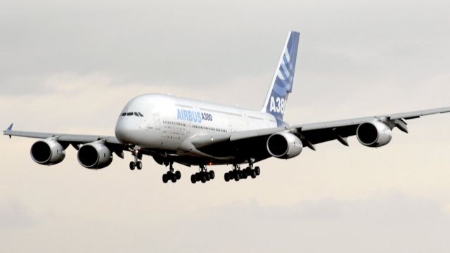 Airbus a380 фото