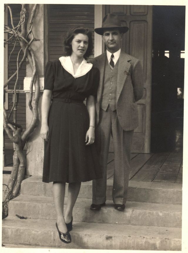 Henrietta y don Pepe en los años 1940.