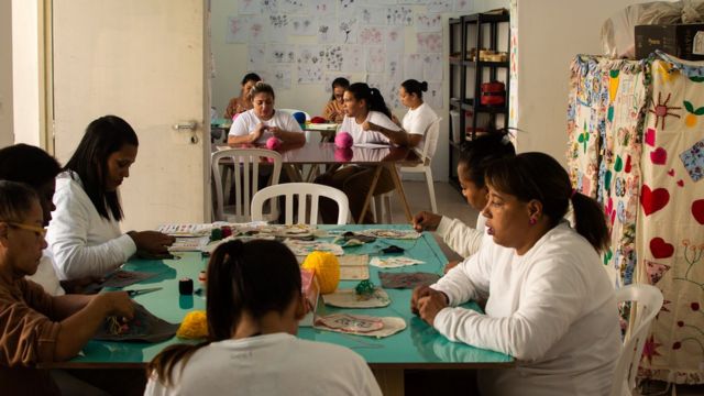 Cooperativa de presas em Tremembé, no interior de SP