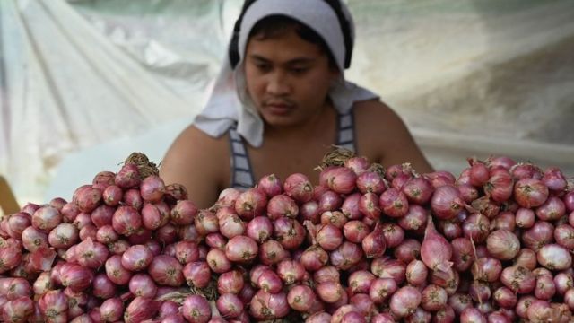 通货膨胀：经济急剧复苏，洋葱在菲律宾成为奢侈品(photo:BBC)