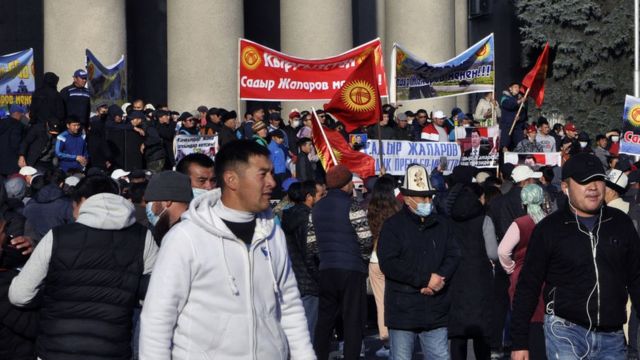 Bişkek'te protestolar