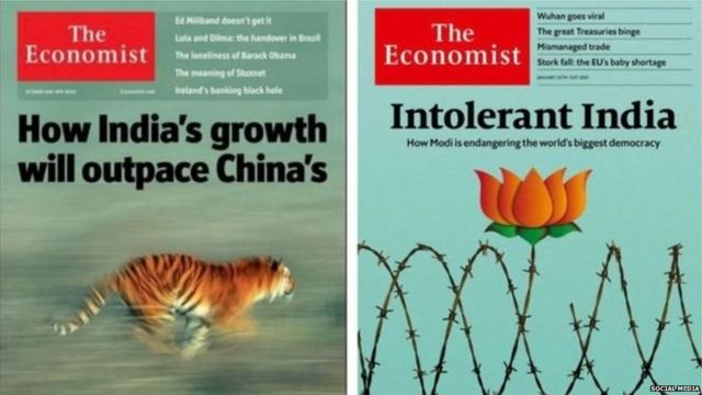 इकोनॉमिस्ट के 2010 और 2020 के अंक