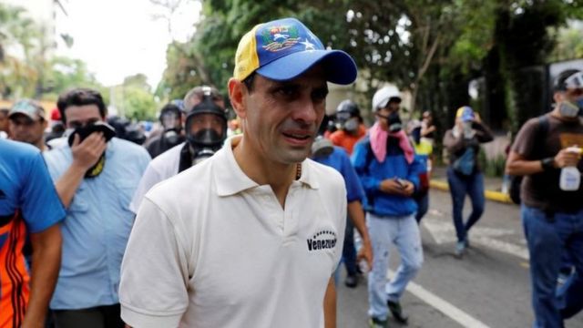 Líder de la oposición Henrique Capriles.