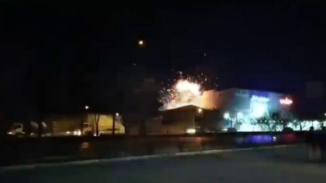 Взрыв на одном из иранских объектов