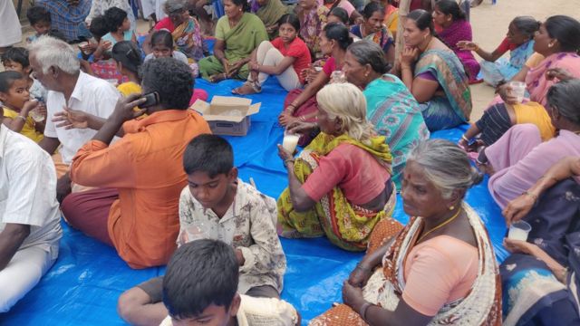 Protest against SIPCOT