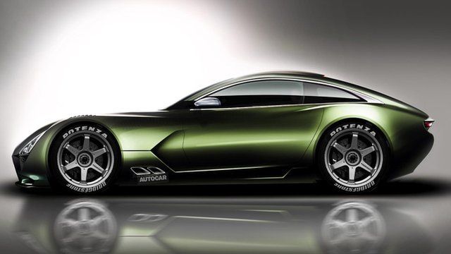 A computer-generated image of what the new TVR might look like