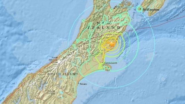 New Zealand na yankin da ke fama da girgizar kasa