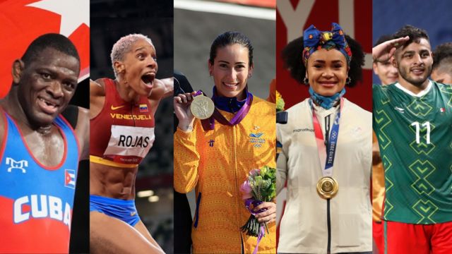 Several athletes from Latin America