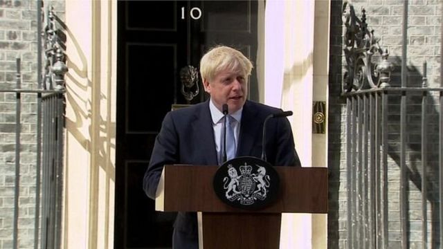 新首相約翰遜表示，他完全有信心在99天內解決脫歐問題-——在10月31日最後期限之前實現脫歐。