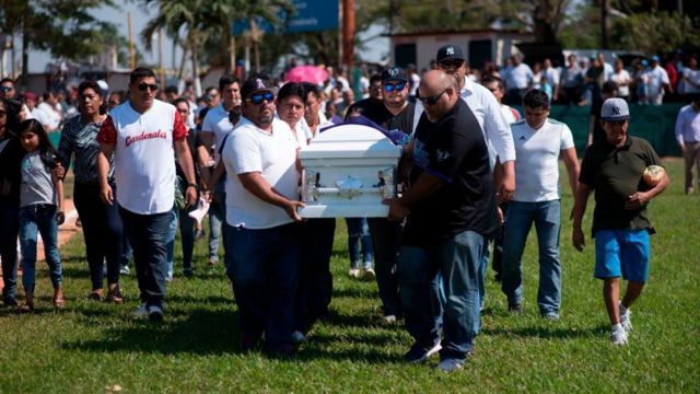 Meksika'da bir cenaze