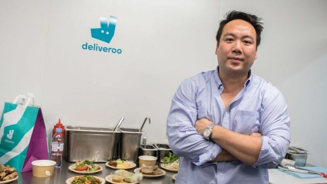Deliveroo's chief executive Will Shu