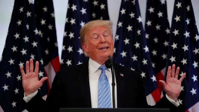 Ông Trump vừa có cuộc họp báo vào ngày 26/9