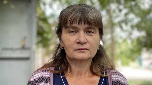 Natalia, 50 ans, a vécu sous occupation russe pendant cinq mois