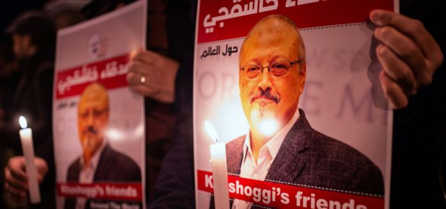 Vigilia en recuerdo de Jamal Khashoggi