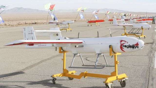 Exercice d'UAV organisé par l'armée iranienne à Semnan, Iran en 2021