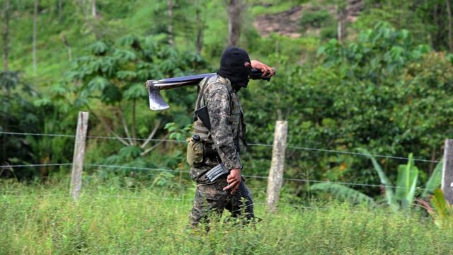 En la reserva de la biosfera Río Plátano, Honduras, los ocupantes ilegales deforestaron la tierra declarada Patrimonio Mundial de la Unesco en 1980. [Foto: octubre 2015]