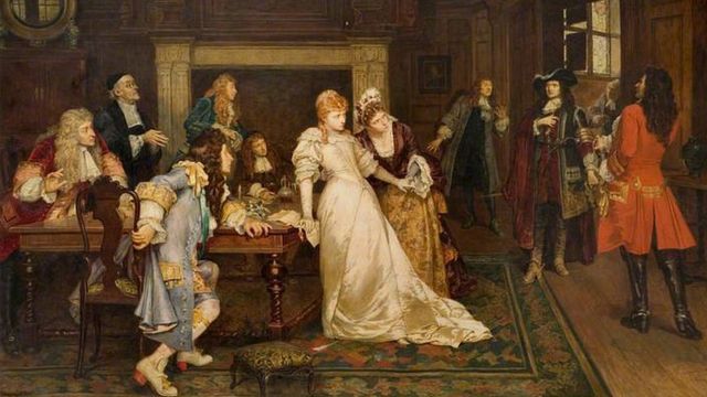 Картина Генри Гилларда Глиндони "Ламмермурская невеста".
