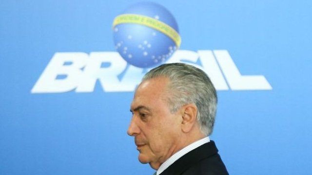 Michel Temer, presidente interino do Brasil