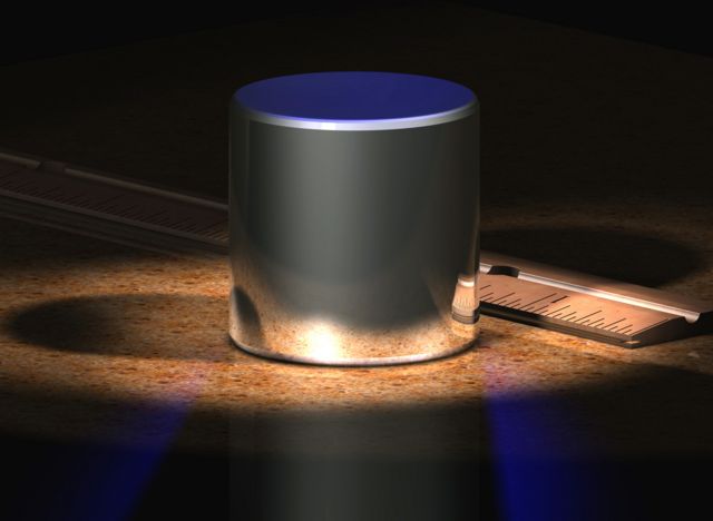 Prototipo para medir el kilo. Foto: Wikipedia